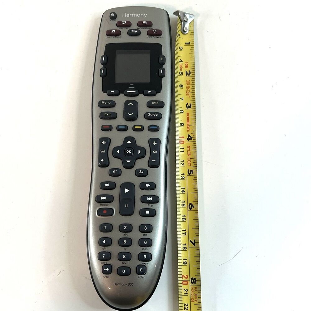 Logitech Harmony 650 Universal Advanced Remote Control Tested - Picture 9 of 9